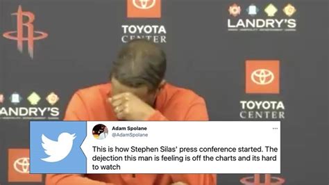 Stephen Silas Press Conference After The Rockets 20th Straight Loss Will Break Your Heart