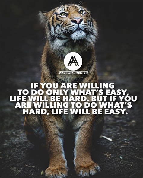 Success Solely Depends On Your Attitude Towards Life Tiger Quotes