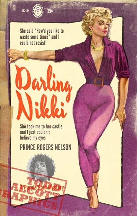 Prince Darling Nikki Pulp Novel Mashup Art Print Etsy Prince Darling Nikki Pulp Novels