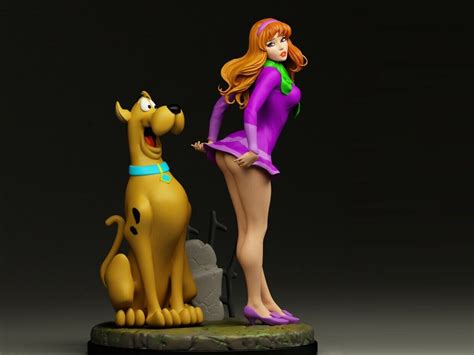 Scooby Doo Daphne Pinup Display Model Statue Mm Unpainted
