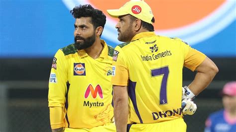 Ipl 2023 Ms Dhoni And Ravindra Jadeja Engage In Heated Argument After Csk Beat Dc Watch