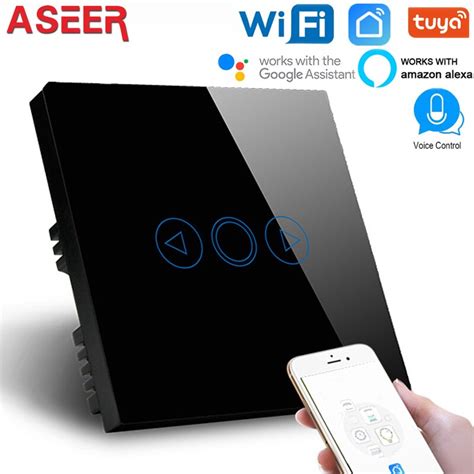 Aseer Uk Standard Wifi Dimmer Switch Smart Light Touch Switch Timing