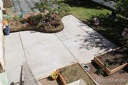 Patio Concrete Diy Outdoor Hard Riding Backyard