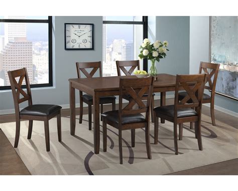 Overstock Furniture Alex Espresso Dining Table And 6 Chairs Standard