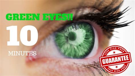 Get Green Eyes Fast Subliminal 10 Minutes ♬♫ Youtube