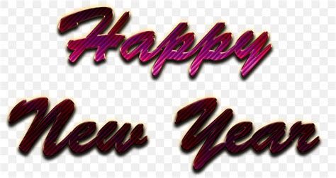 Happy New Year Word Art Png 1098x585px New Year Greeting Happy New