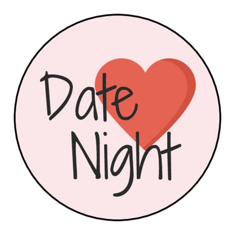 Date Night Planner Sticker Template Onlinelabels