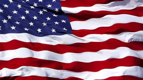 American Flag Usa Flag Waving 1080p Stock Footage Video 3418328