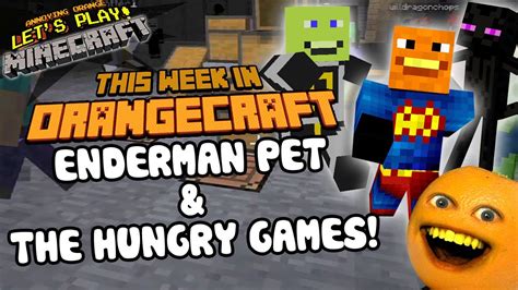 Annoying Orange Lets Play Minecraft The Hungry Games Youtube