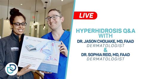 Iontophoresis Treatment Demo And Hyperhidrosis Faq Dermatologist Dr
