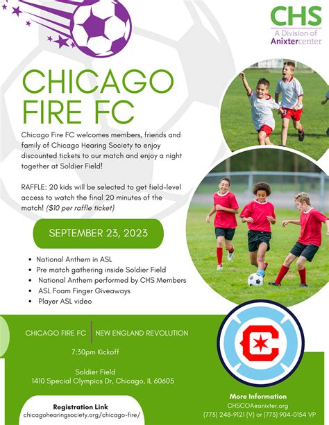 Chicago Fire Fc Chicago Hearing Society