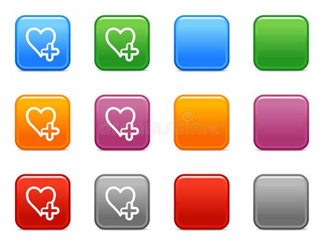 Buttons Add To Favorites Icon Stock Vector Illustration Of Simple