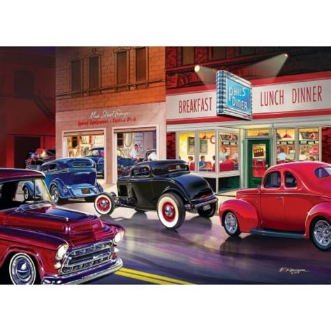 Masterpieces Cruisin Route 66 Phils Diner 1000 Piece Jigsaw Puzzle