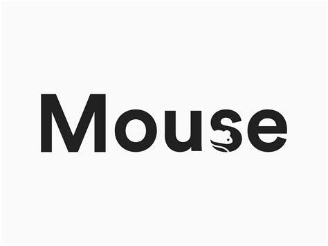 Mouse Negative Space By Sajid Shaik Logo Designer On Dribbble
