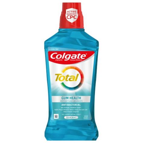 Colgate Total Gum Health Alcohol Free Mouthwash Antibacterial Formula