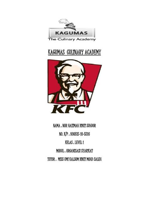 Visi Misi Dan Objektif Syarikat Kfc Malaysia