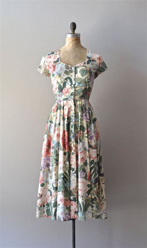 12 Vintage Floral Dresses Dress Milenia
