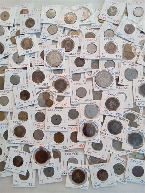 Europe France Italy Spain Lot Various Coins 17911960s Catawiki