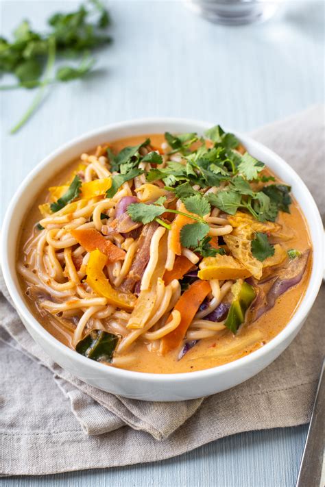 Fast Pink Thai Curry Noodle Soup Insidewales