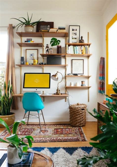 31 Bohemian Home Office Decor To Inspiration