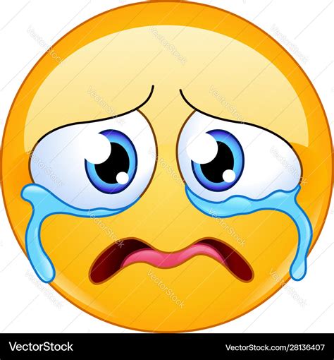 Sad Crying Face Crying Emoji Symbols Emoticons Funny Emoticons The