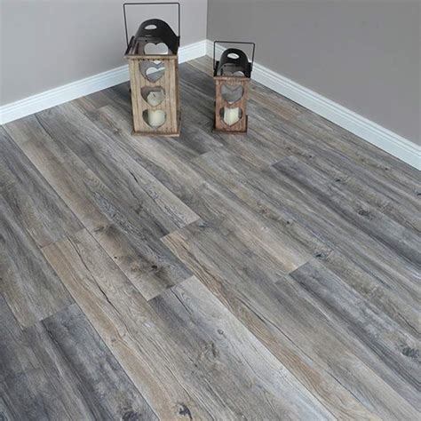Distressed Grey Oak 12mm Laminate Flooring Floor Depot