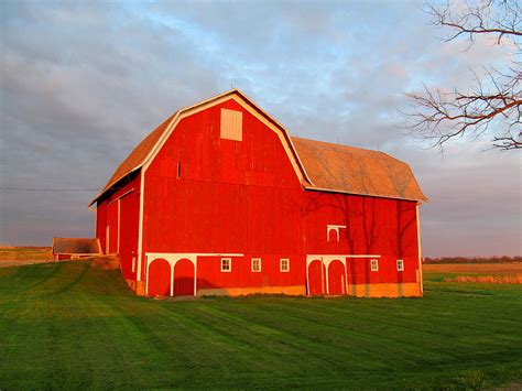 Sunkissed Barn Photograph By Tina M Wenger Fine Art America