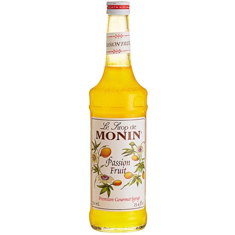 Monin Passion Fruit Syrup 750 ML Shop WebstaurantStore