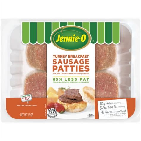 Jennie O Lean Turkey Breakfast Sausage Patties Oz Fred Meyer