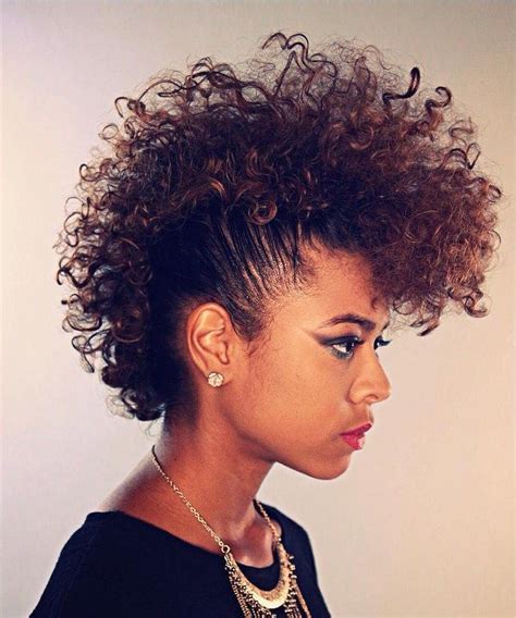 35 Stunning Curly Mohawk Hairstyles — Cuteness And Boldness