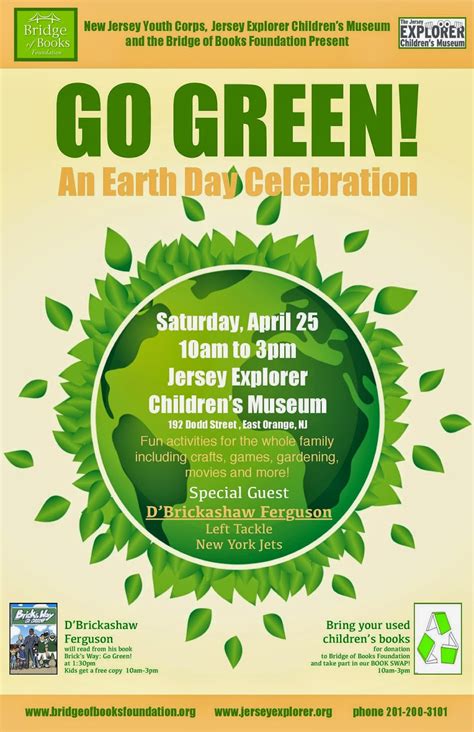 Green is more than just a color. Jersey City Youth Corps: Go Green! Earth Day Celebration ...