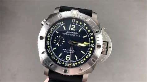 Panerai Luminor Submersible Pangaea Depth Gauge Pam 307 Panerai Watch