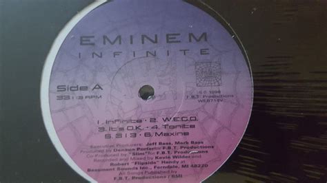 Eminem Infinite 1996 Vinyl Discogs