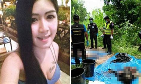 married thai woman chopped into 2 and buried in jungle she was allegedly cheating on husband