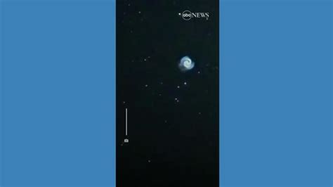 Camera Captures Sky Spiral After Rocket Launch