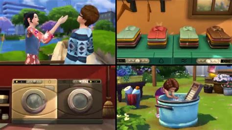 The Sims 4 Laundry Day Stuff Pack Trailer Review Youtube