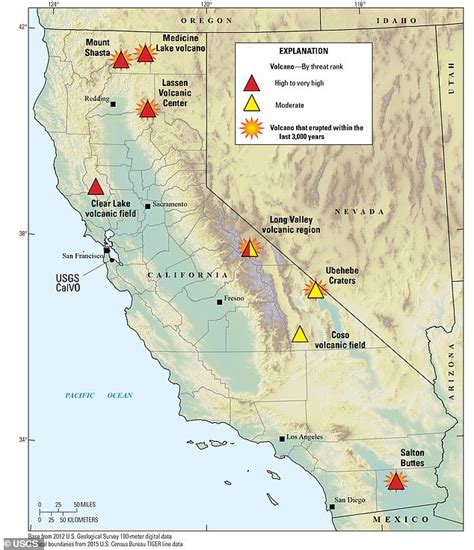 Worrying Usgs Report Warns Californias Seven Active Volcanoes Could