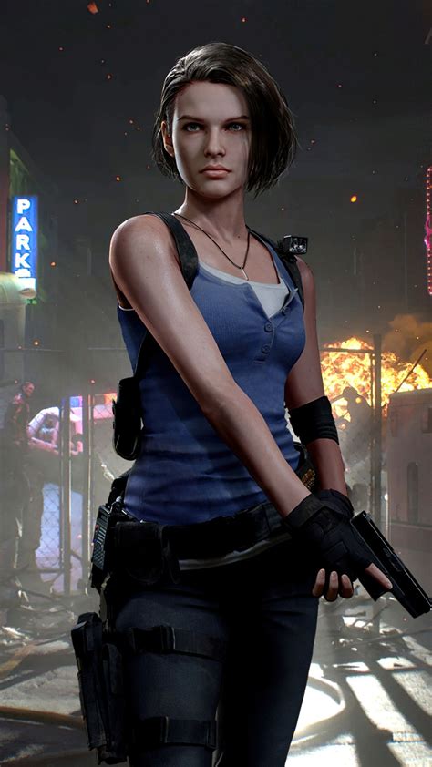 75 Model For Jill Valentine Re3 Remake Resident Evil Girl Resident