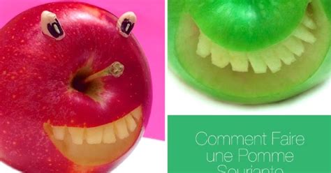 1 Sculpture De Fruit Et Légume Comment Faire Une Pomme Souriante