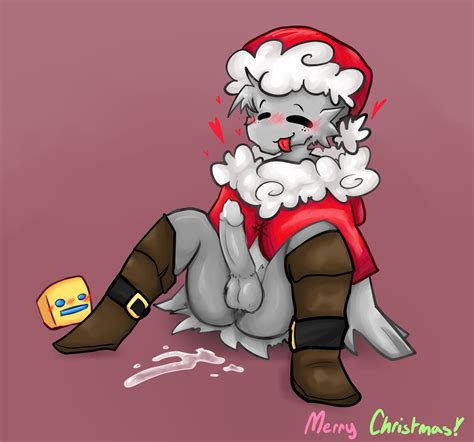 Rule 34 3 Anthro Big Penis Blush Bodily Fluids Christmas Clothing