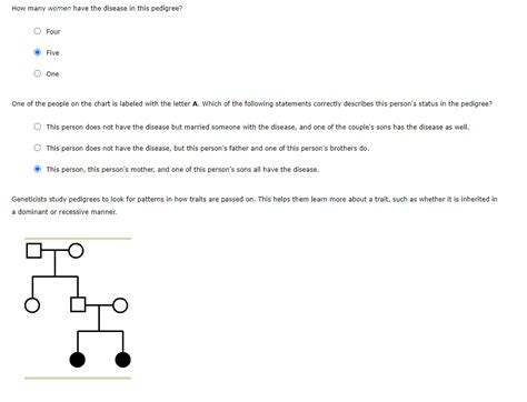 Solved Tracing Human Genetics Through Pedigrees Gregor Chegg Com