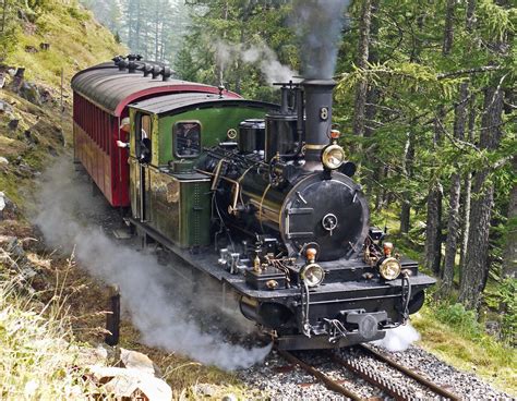 Free Picture Mountain Forest Locomotive Attraction