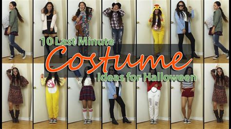 10 last minute halloween costumes in your closet jferlovesfashion youtube
