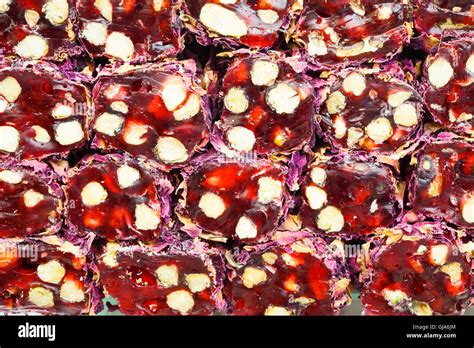 Famous Turkish Pomegranate Delights On Display At The Grand Bazaar