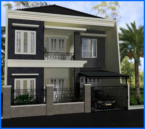 Rumah ukuran 7×9 meter, bisa dikategorikan sebagai desain rumah minimalis. 16+ Terpopuler Desain Rumah Lantai 2 Ukuran 6x9