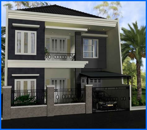 Konsep rumah tinggal tipe bukit panderman di lahan 9x12 meter via aguscwid.com. 7 Contoh Desain Rumah Modern Ukuran 6x9 Yg Paling ...