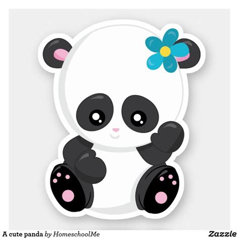 A Cute Panda Sticker In 2020 Cute Panda Design Your Own