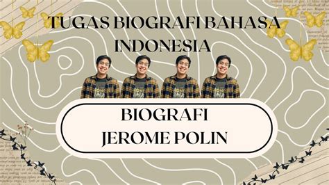 Tugas Biografi Jerome Polin Bahasa Indonesia X Smansacib Youtube