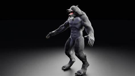 3d Model Werewolf Wolf Turbosquid 1594740