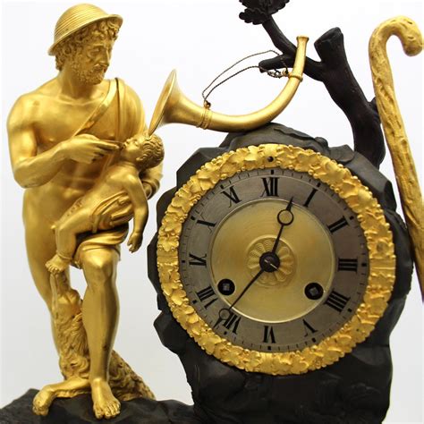 Proantic Antique Restoration Pendulum Mantel Clock Ormolu In Bronze